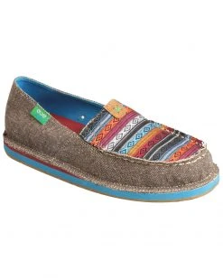 Twisted X Women's Serape Driving Moccasin Shoes - Moc Toe Grey -Twisted X shop 2000274227 020 P1 1