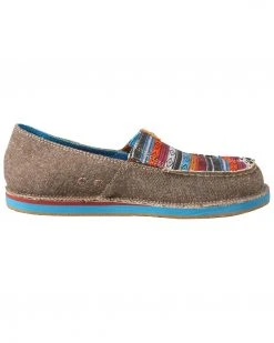 Twisted X Women's Serape Driving Moccasin Shoes - Moc Toe Grey -Twisted X shop 2000274227 020 P3