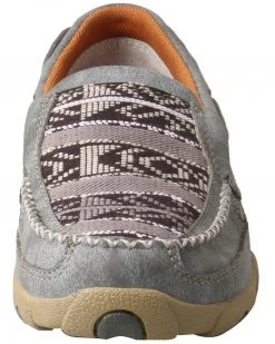 Twisted X Women's Slip-On Driving Moccasin Shoes - Moc Toe Grey -Twisted X shop 2000274245 020 P5