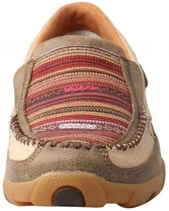 Twisted X Women's Multicolor ECO TWX Driving Moccasin Shoes - Moc Toe Beige/khaki -Twisted X shop 2000274246 250 P4