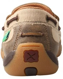 Twisted X Women's Multicolor ECO TWX Driving Moccasin Shoes - Moc Toe Beige/khaki -Twisted X shop 2000274246 250 P5