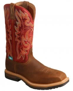 Twisted X Women's Lite Cowboy Waterproof Western Work Boots - Composite Toe