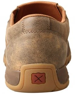 Twisted X Men's CellStretch Slip-On Driving Shoes - Moc Toe Brown -Twisted X shop 2000277961 200 P4