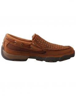 Twisted X Men's Basket Weave Slip-On Shoes - Moc Toe Brown 10 Twisted X Men's Basket Weave Slip-On Shoes - Moc Toe Brown -Twisted X shop 2000284085 200 P2