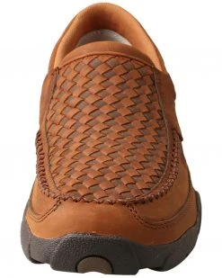 Twisted X Men's Basket Weave Slip-On Shoes - Moc Toe Brown 13 Twisted X Men's Basket Weave Slip-On Shoes - Moc Toe Brown -Twisted X shop 2000284085 200 P5