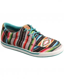 Twisted X Women's Serape HOOey Loper Shoes - Moc Toe Multi