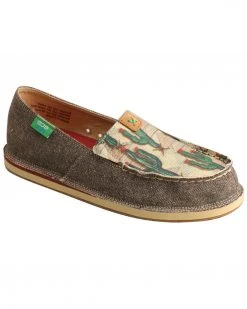 Twisted X Women's Cactus Driving Loafers - Moc Toe Multi