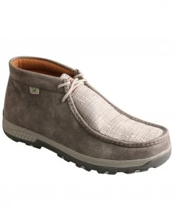 Twisted X Men's CellStretch Driving Shoes - Moc Toe Grey