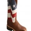 Twisted X Men's Flag VFW Lite Western Work Boots - Square Toe