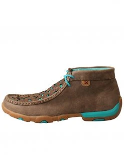 Twisted X Women's Chukka Driving Shoes - Moc Toe Brown -Twisted X shop 2000291739 200 P3