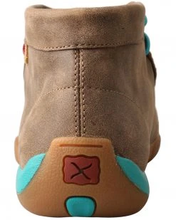 Twisted X Women's Chukka Driving Shoes - Moc Toe Brown -Twisted X shop 2000291739 200 P4