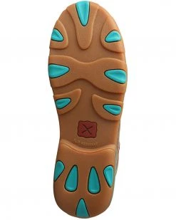 Twisted X Women's Chukka Driving Shoes - Moc Toe Brown -Twisted X shop 2000291739 200 P6