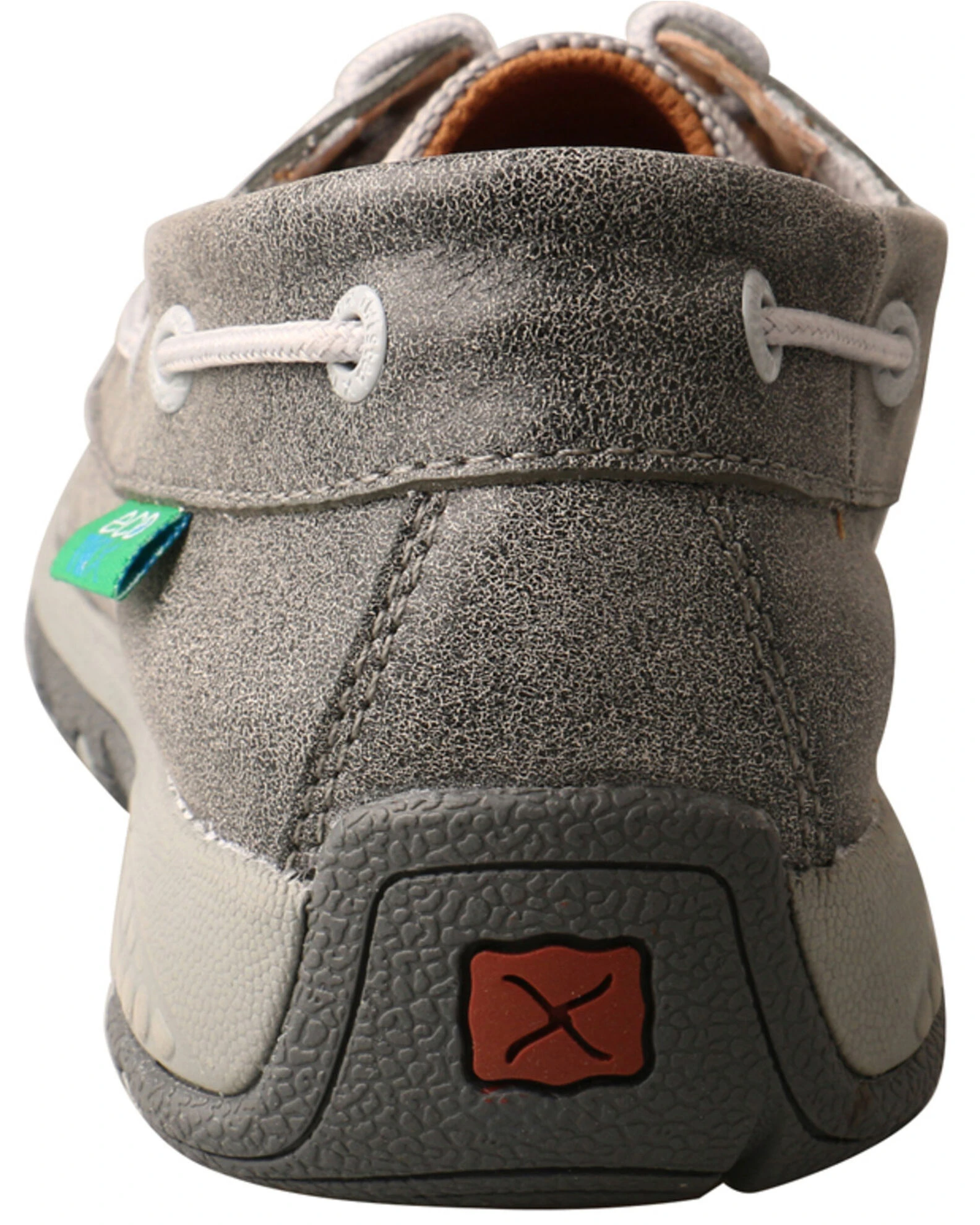 Twisted X Women's Silver CellStretch Boat Shoes - Moc Toe 6 Twisted X Women's Silver CellStretch Boat Shoes - Moc Toe - Image 4