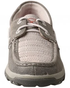 Twisted X Women's Silver CellStretch Boat Shoes - Moc Toe 13 Twisted X Women's Silver CellStretch Boat Shoes - Moc Toe -Twisted X shop 2000291741 040 P5