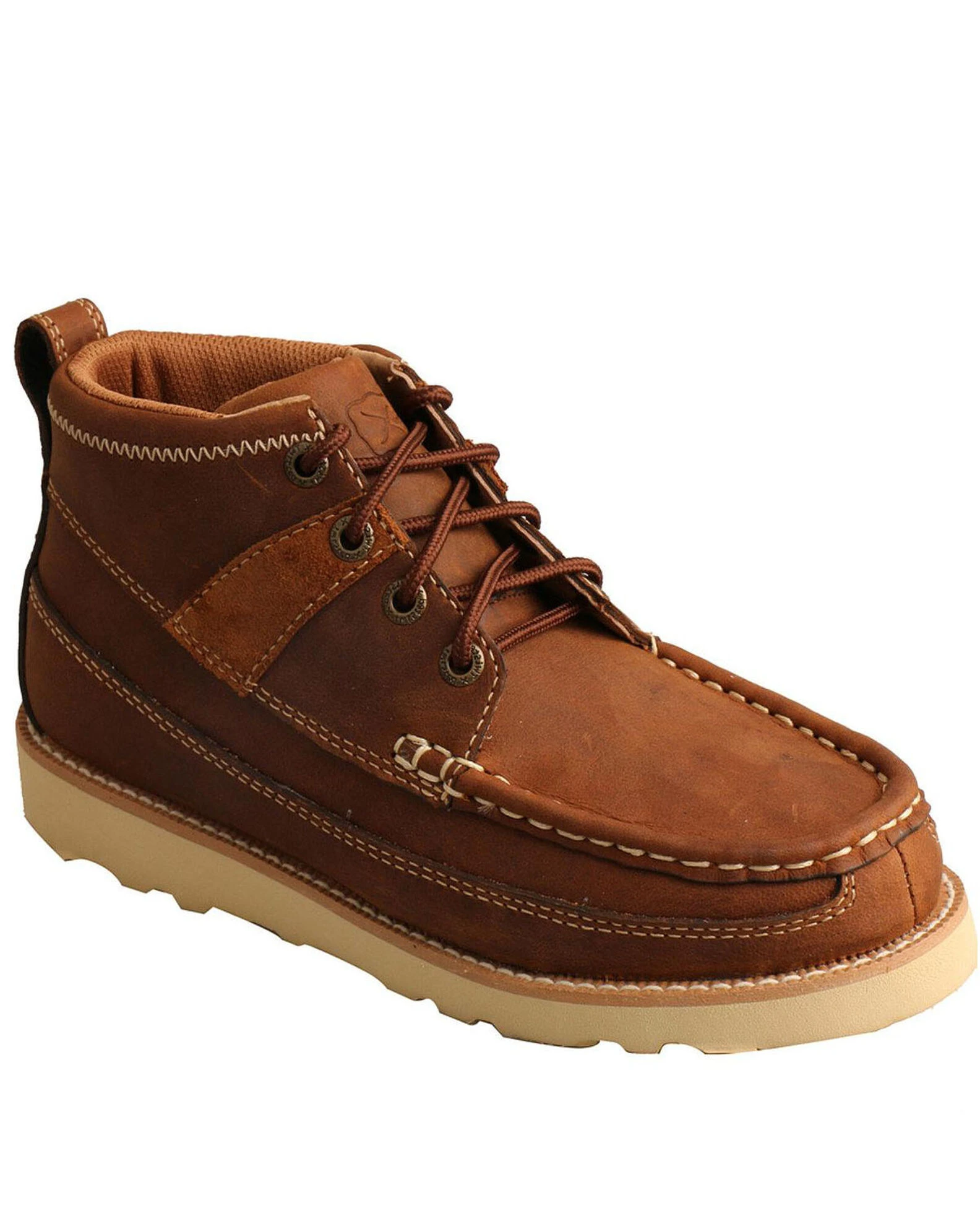 Twisted X Youth Boys' Wedge Sole Work Boots - Soft Toe Brown 3 Twisted X Youth Boys' Wedge Sole Work Boots - Soft Toe Brown