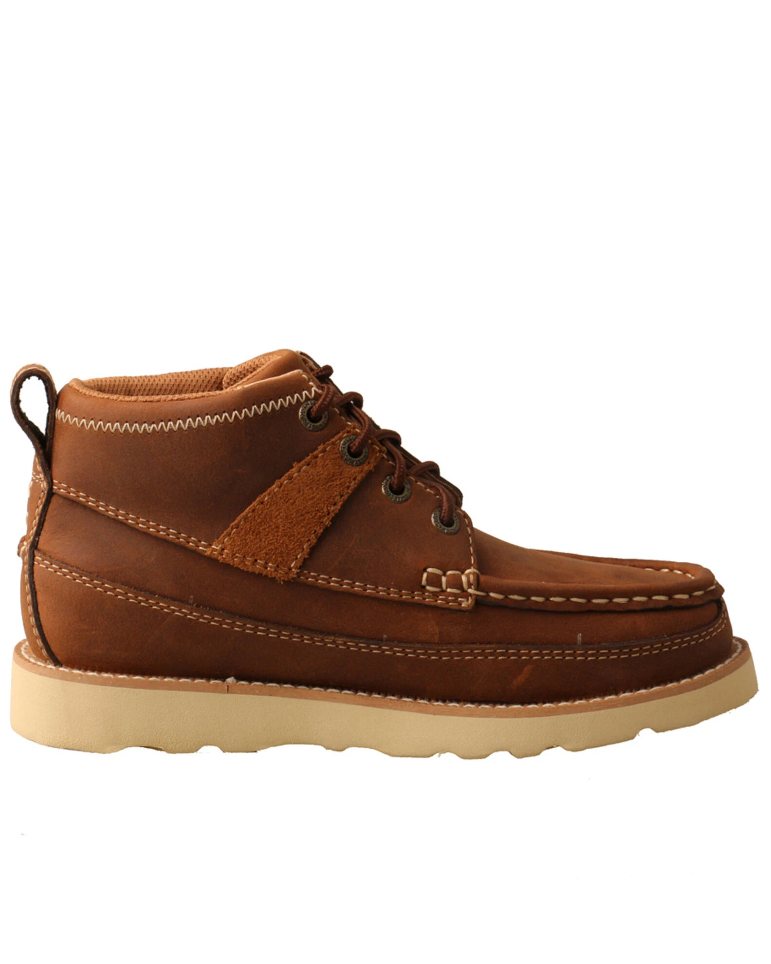 Twisted X Youth Boys' Wedge Sole Work Boots - Soft Toe Brown 4 Twisted X Youth Boys' Wedge Sole Work Boots - Soft Toe Brown - Image 2