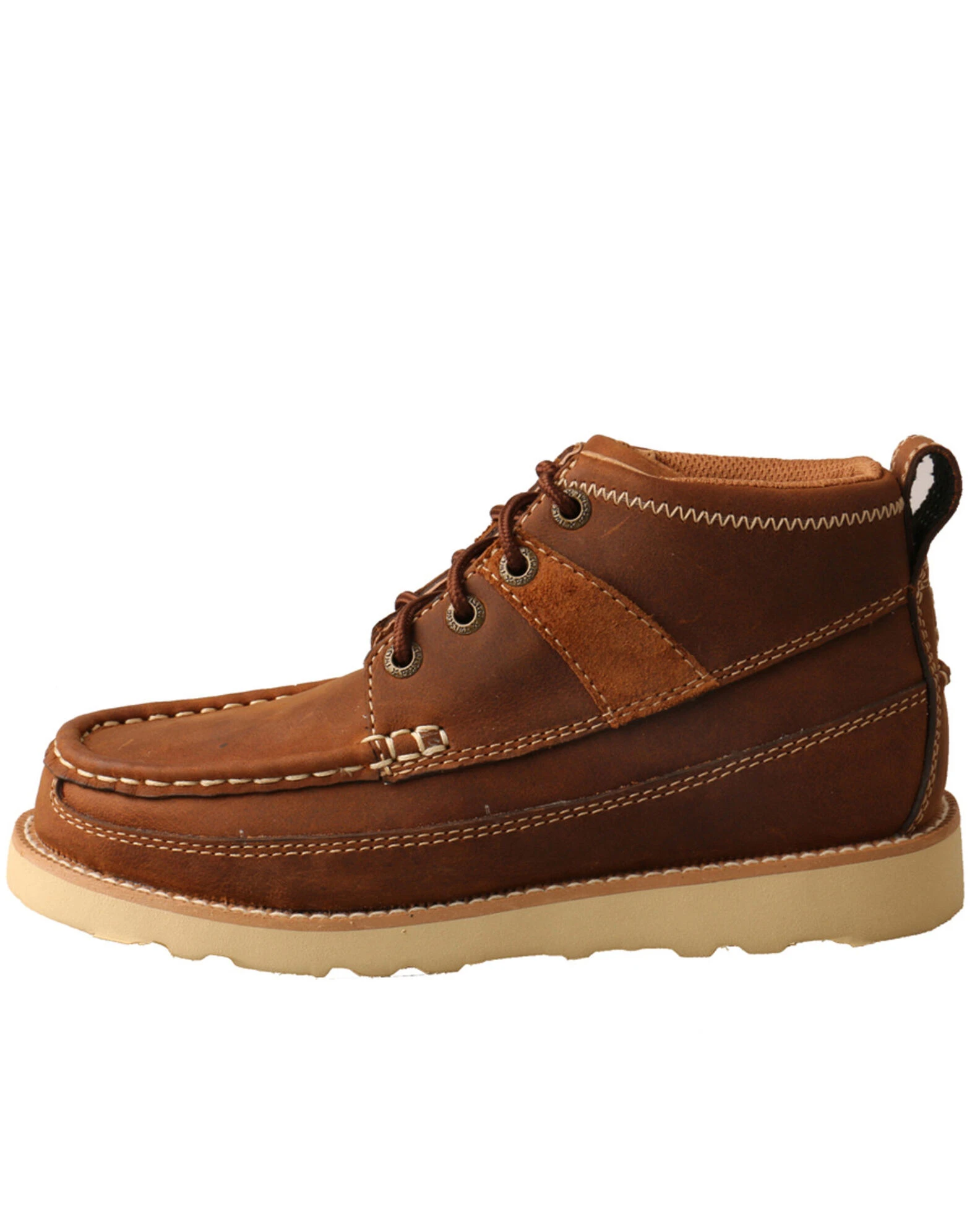 Twisted X Youth Boys' Wedge Sole Work Boots - Soft Toe Brown 5 Twisted X Youth Boys' Wedge Sole Work Boots - Soft Toe Brown - Image 3