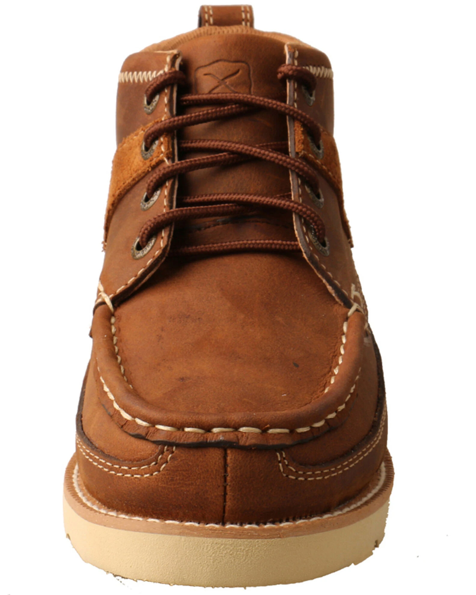 Twisted X Youth Boys' Wedge Sole Work Boots - Soft Toe Brown 7 Twisted X Youth Boys' Wedge Sole Work Boots - Soft Toe Brown - Image 5