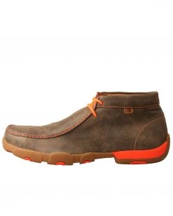 Twisted X Men's Work Chukka Driving Shoes - Steel Toe Brown -Twisted X shop 2000295266 200 P3