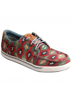 Twisted X Women's HOOey Loper Aztec Shoes - Moc Toe Multi