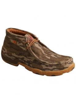 Twisted X Men's Mossy Oak Original Bottomland Driving Shoes - Moc Toe Camouflage -Twisted X shop 2000307449 340 P1 1