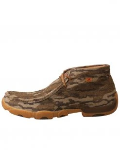 Twisted X Men's Mossy Oak Original Bottomland Driving Shoes - Moc Toe Camouflage -Twisted X shop 2000307449 340 P3