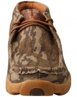 Twisted X Men's Mossy Oak Original Bottomland Driving Shoes - Moc Toe Camouflage -Twisted X shop 2000307449 340 P5