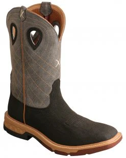 Twisted X Men's Brown CellStretch Western Boots - Wide Square Toe