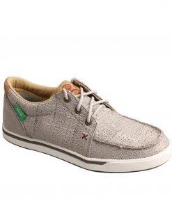 Twisted X Women's Light Grey Hooey Sneakers - Moc Toe