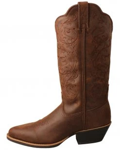Twisted X Women's Tooled Shaft Western Boots - Round Toe -Twisted X shop 2000308276 200 P3