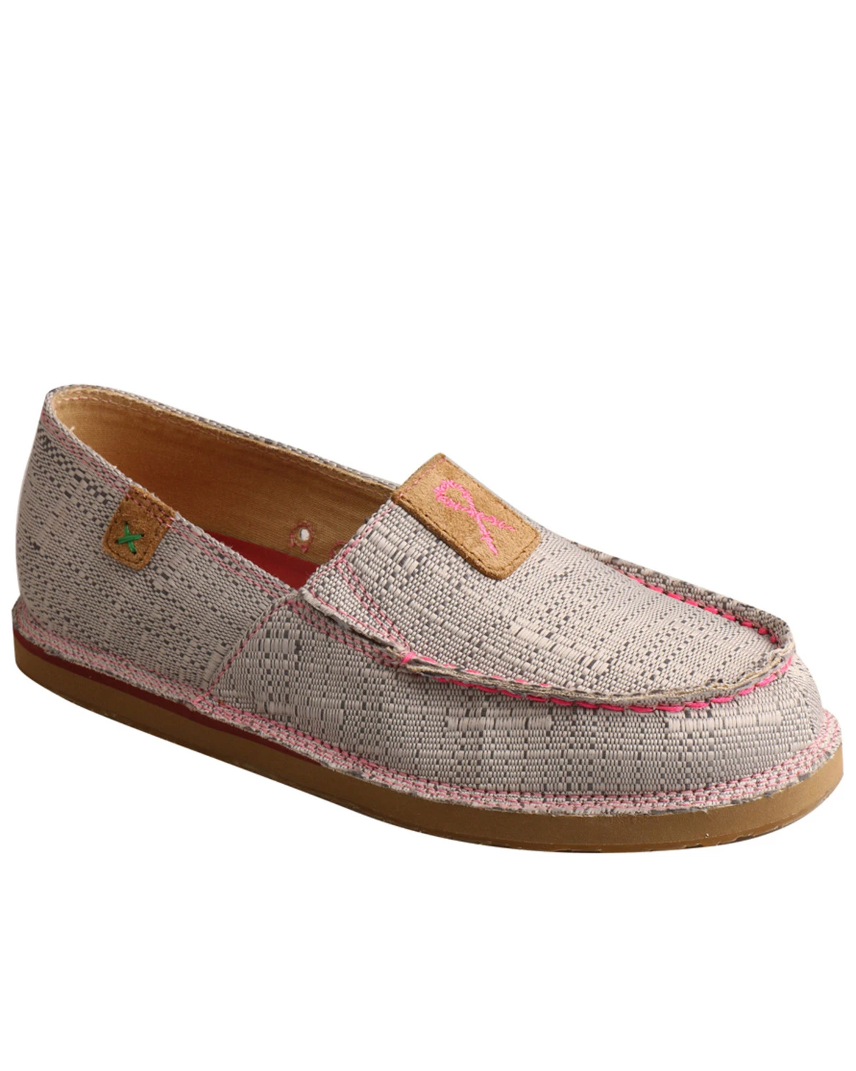 Twisted X Women's Tough Enough To Wear Pink Loafers - Moc Toe Dark Grey 9 Twisted X Women's Tough Enough To Wear Pink Loafers - Moc Toe Dark Grey - Image 7