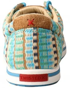 Twisted X Women's HOOey Loper Shoes - Moc Toe Blue -Twisted X shop 2000320845 400 P4