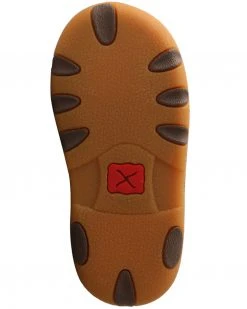 Twisted X Infant Girls' Brindle Hair-On Moc Boots - Moc Toe For Infant-Girls' Black/white -Twisted X shop 2000321980 944 P6