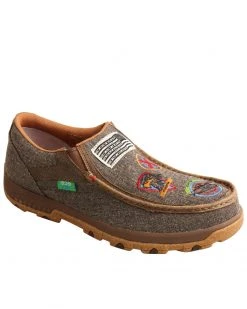 Twisted X Men's Casual Cellstretch Shoes - Moc Toe Lt Brown -Twisted X shop 2000322842 281 P1 1