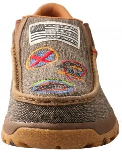 Twisted X Men's Casual Cellstretch Shoes - Moc Toe Lt Brown -Twisted X shop 2000322842 281 P5