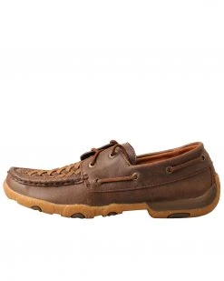 Twisted X Women's Woven Driving Shoes - Moc Toe Brown -Twisted X shop 2000327861 200 P3