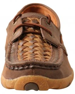 Twisted X Women's Woven Driving Shoes - Moc Toe Brown -Twisted X shop 2000327861 200 P5
