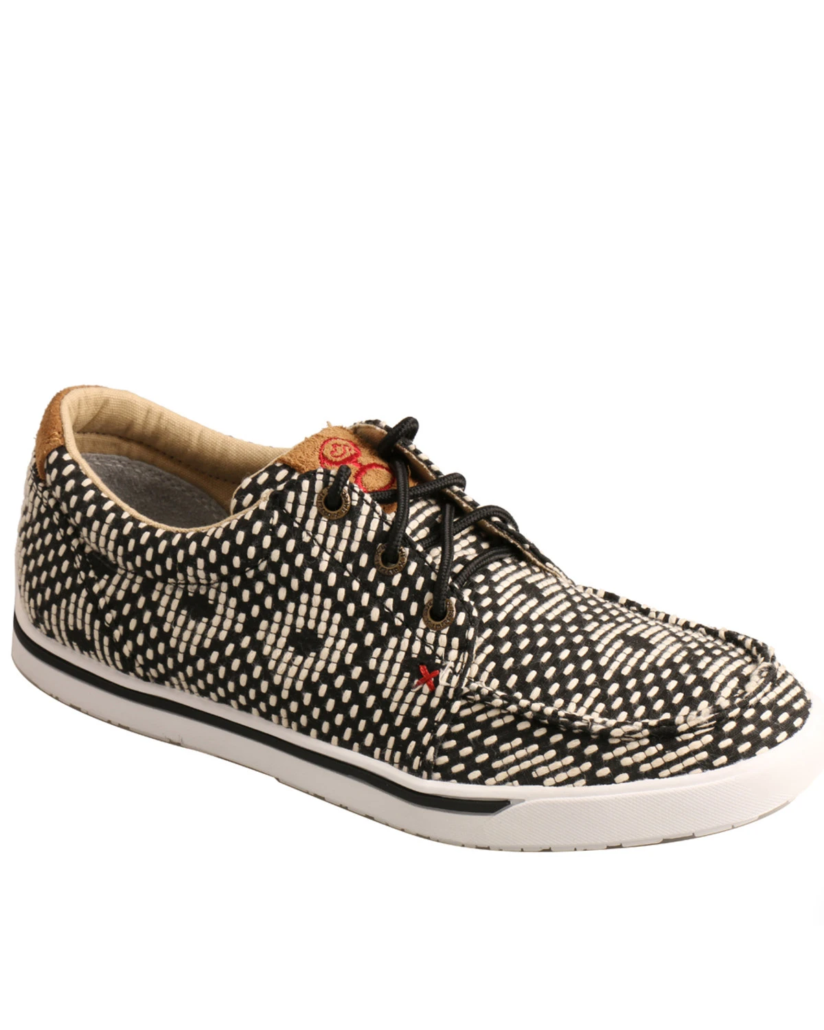 Twisted X Women's HOOey Loper Shoes - Moc Toe Black/white 9 Twisted X Women's HOOey Loper Shoes - Moc Toe Black/white - Image 7