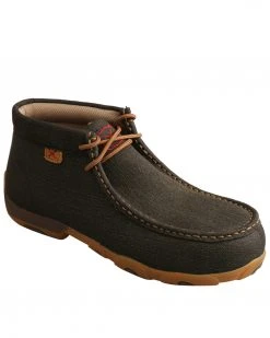 Twisted X Women's Alloy Driving Mocs  Charcoal