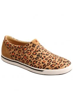 Twisted X Women's Leopard Print Shoes - Moc Toe Honey -Twisted X shop 2000331358 271 P1 1