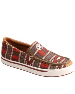 Twisted X Men's Southwestern Slip-On Loper Shoe - Moc Toe Multi -Twisted X shop 2000331701 900 P1 1