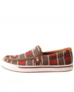 Twisted X Men's Southwestern Slip-On Loper Shoe - Moc Toe Multi -Twisted X shop 2000331701 900 P3