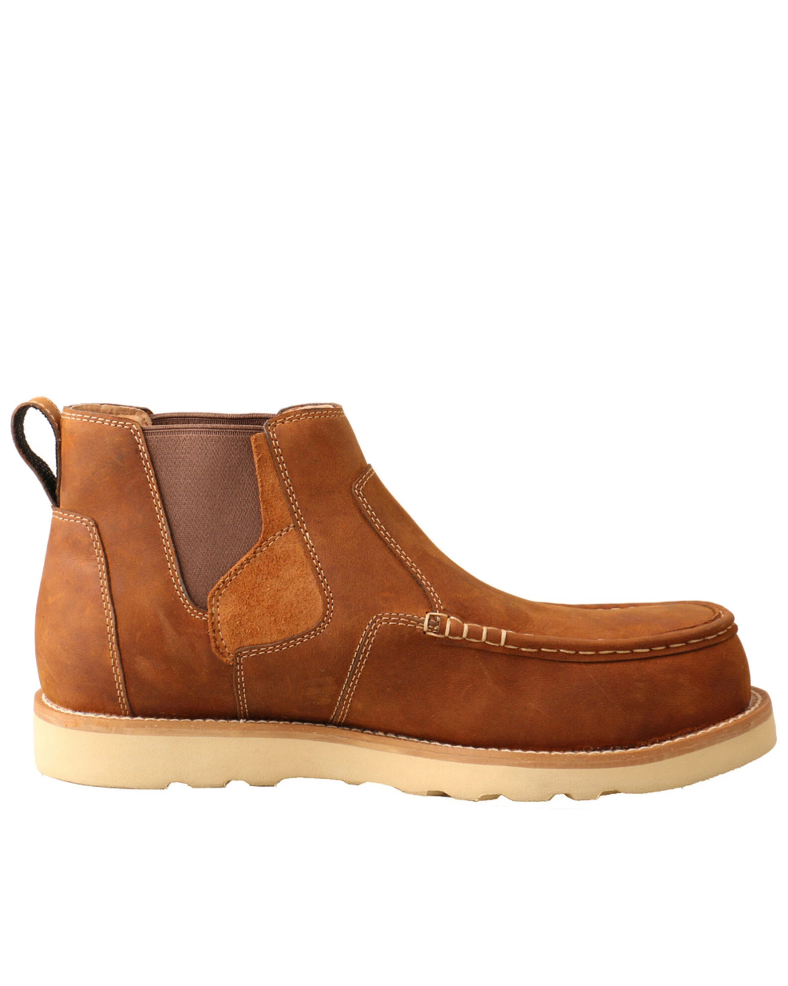 Twisted X Men's Chelsea Wedge Work Boots - Composite Toe Brown 4 Twisted X Men's Chelsea Wedge Work Boots - Composite Toe Brown - Image 2