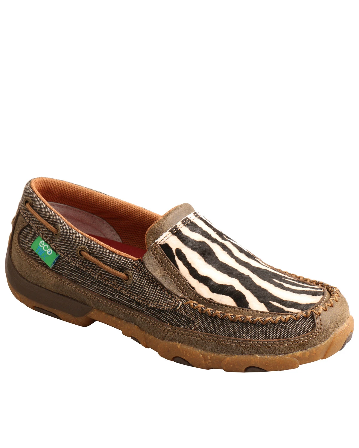 Twisted X Women's Slip-On Driving Shoes - Moc Toe Black 9 Twisted X Women's Slip-On Driving Shoes - Moc Toe Black - Image 7