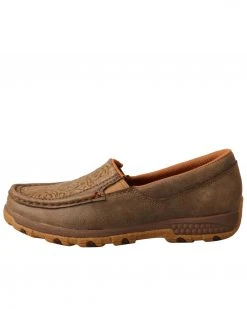 Twisted X Women's Slip-On Driving Shoes - Moc Toe Brown -Twisted X shop 2000334920 200 P3