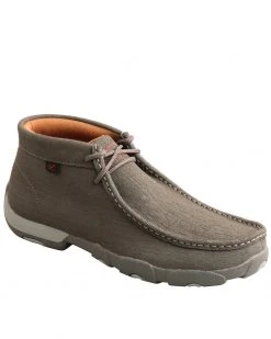 Twisted X Men's Grey Chukka Driving Shoes - Moc Toe 15 Twisted X Men's Grey Chukka Driving Shoes - Moc Toe -Twisted X shop 2000335012 020 P1 1