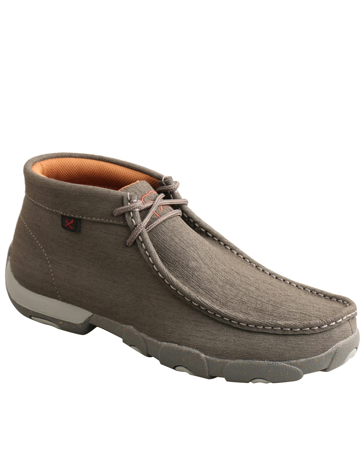 Twisted X Men's Grey Chukka Driving Shoes - Moc Toe 9 Twisted X Men's Grey Chukka Driving Shoes - Moc Toe - Image 7