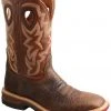 Twisted X Men's Brown Western Work Boots - Soft Toe 2 Twisted X Men's Brown Western Work Boots - Soft Toe -Twisted X shop 2000335460 200 P1