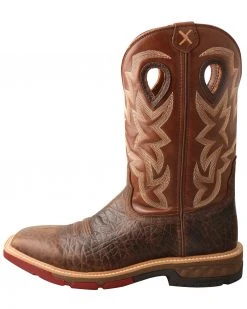 Twisted X Men's Brown Western Work Boots - Soft Toe -Twisted X shop 2000335460 200 P3