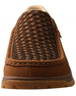 Twisted X Men's Brown Basket Weave Chukka Shoes - Moc Toe -Twisted X shop 2000338903 200 P5